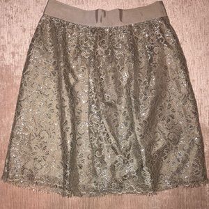 J. Crew Lace Skirt